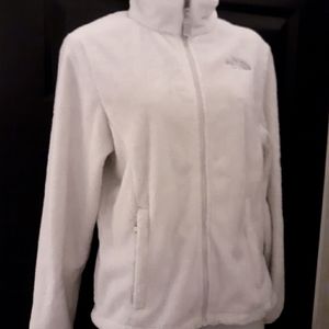 North Face fleece Jacket White S/P
